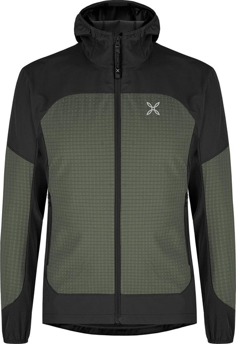Montura - SEED HOODED JACKET — VERDE SALVIA — Vista frontale 1
