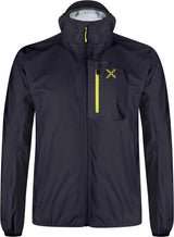 Montura - SHADOW JACKET — BLACK/VERDE LIME — Vista frontale 1