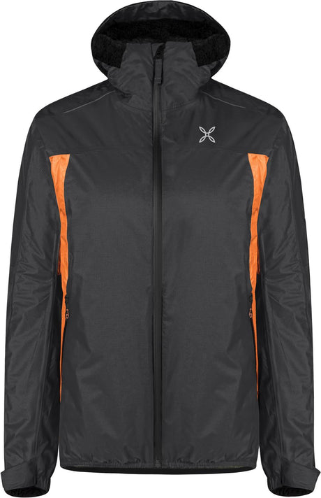 Montura - NEVIS 2.0 JACKET WOMAN — ANTRACITE/MELON — Vista frontale 1