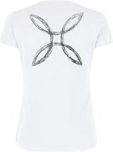 Montura - PENCIL LOGO T-SHIRT WOMAN — WHITE — Vista posteriore 2