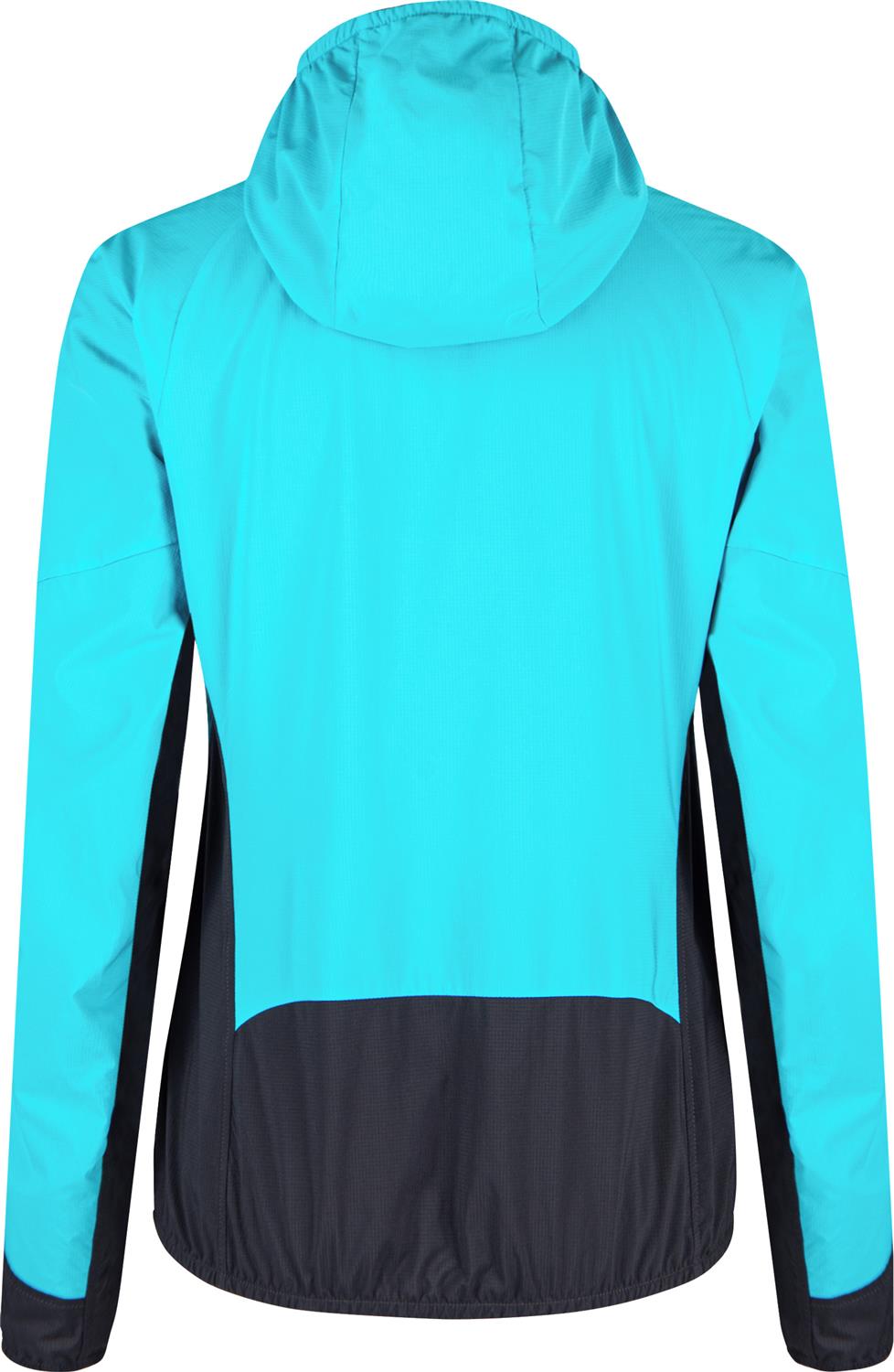 Montura - RISE OCTA HOODED JACKET WOMAN — TURQUOISE/ANTRACITE — Vista posteriore 3