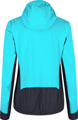 Montura - RISE OCTA HOODED JACKET WOMAN — TURQUOISE/ANTRACITE — Vista posteriore 3