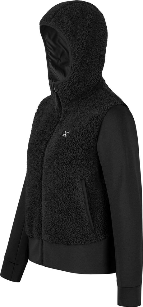 Montura - SHERPA MIX JACKET WOMAN — BLACK — Immagine 2