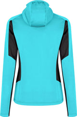 Montura - PULSE HOODED MAGLIA WOMAN — TURQUOISE — Vista posteriore 3