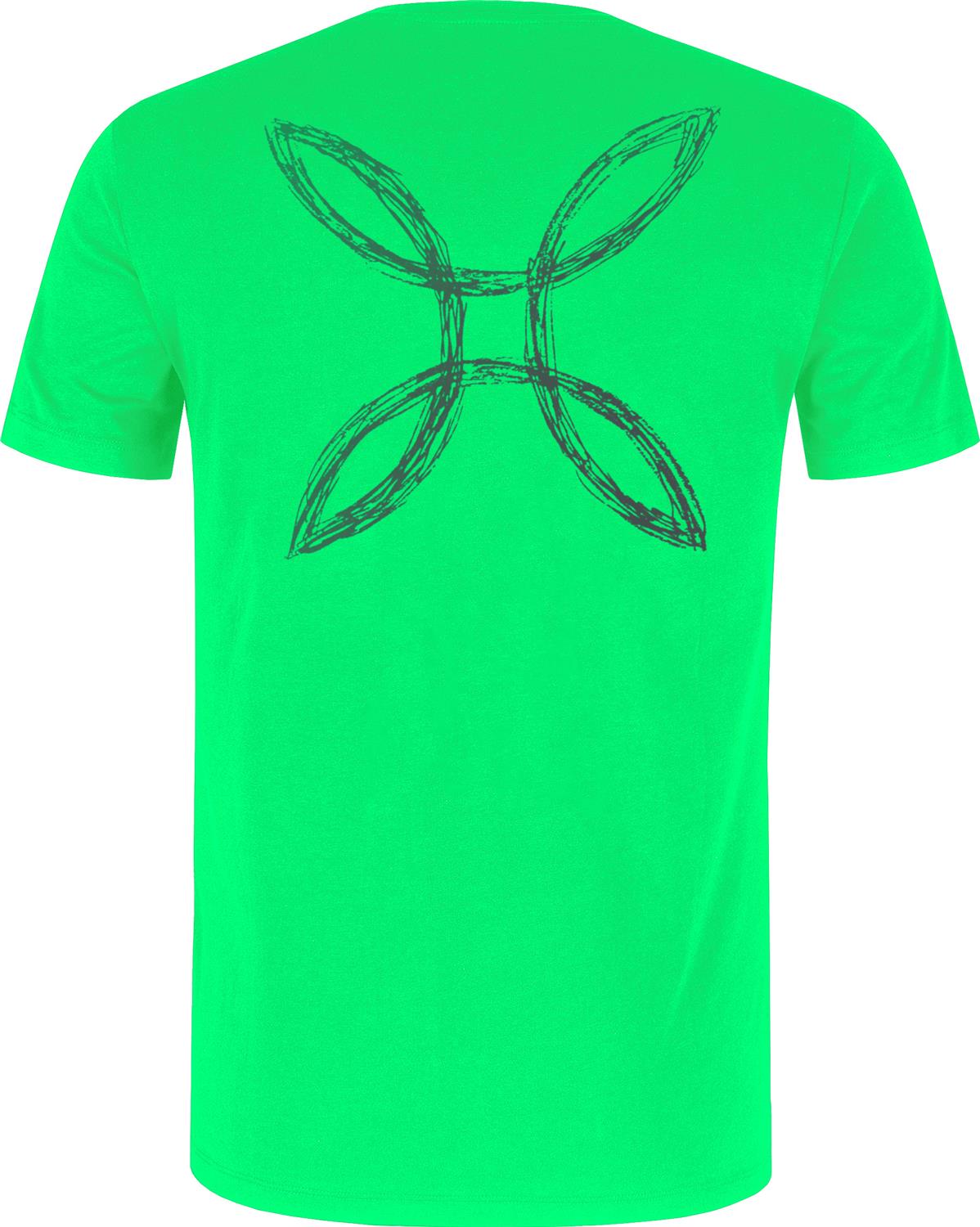 Montura - PENCIL LOGO T-SHIRT — VIBE GREEN — Vista posteriore 2