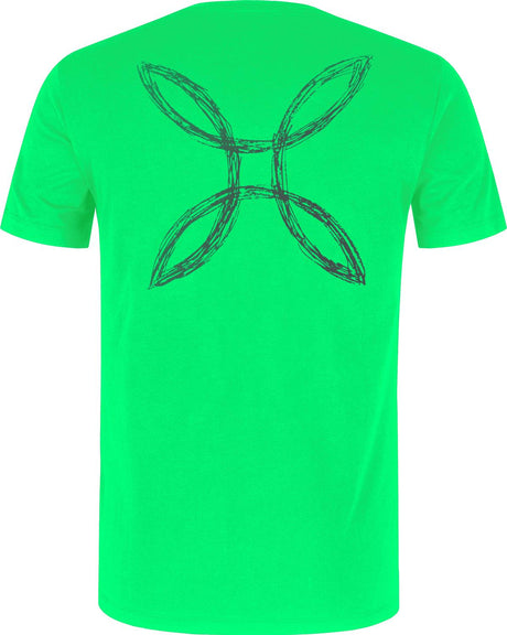 Montura - PENCIL LOGO T-SHIRT — VIBE GREEN — Vista posteriore 2