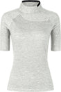 Montura - VERSANTE MERINO T-SHIRT WOMAN — OXFORD TAN — Vista frontale 1