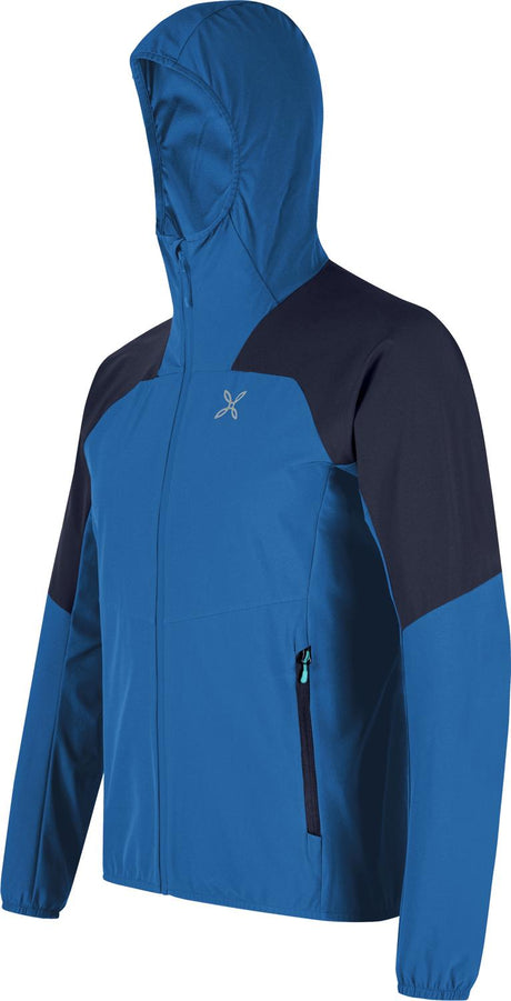 Montura - RISE HOODED JACKET — B.BLUE/GRAPHITE BLUE — Immagine 2
