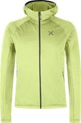 Montura - FADIS GRID HOODED MAGLIA — SUNNY LIME — Vista frontale 1