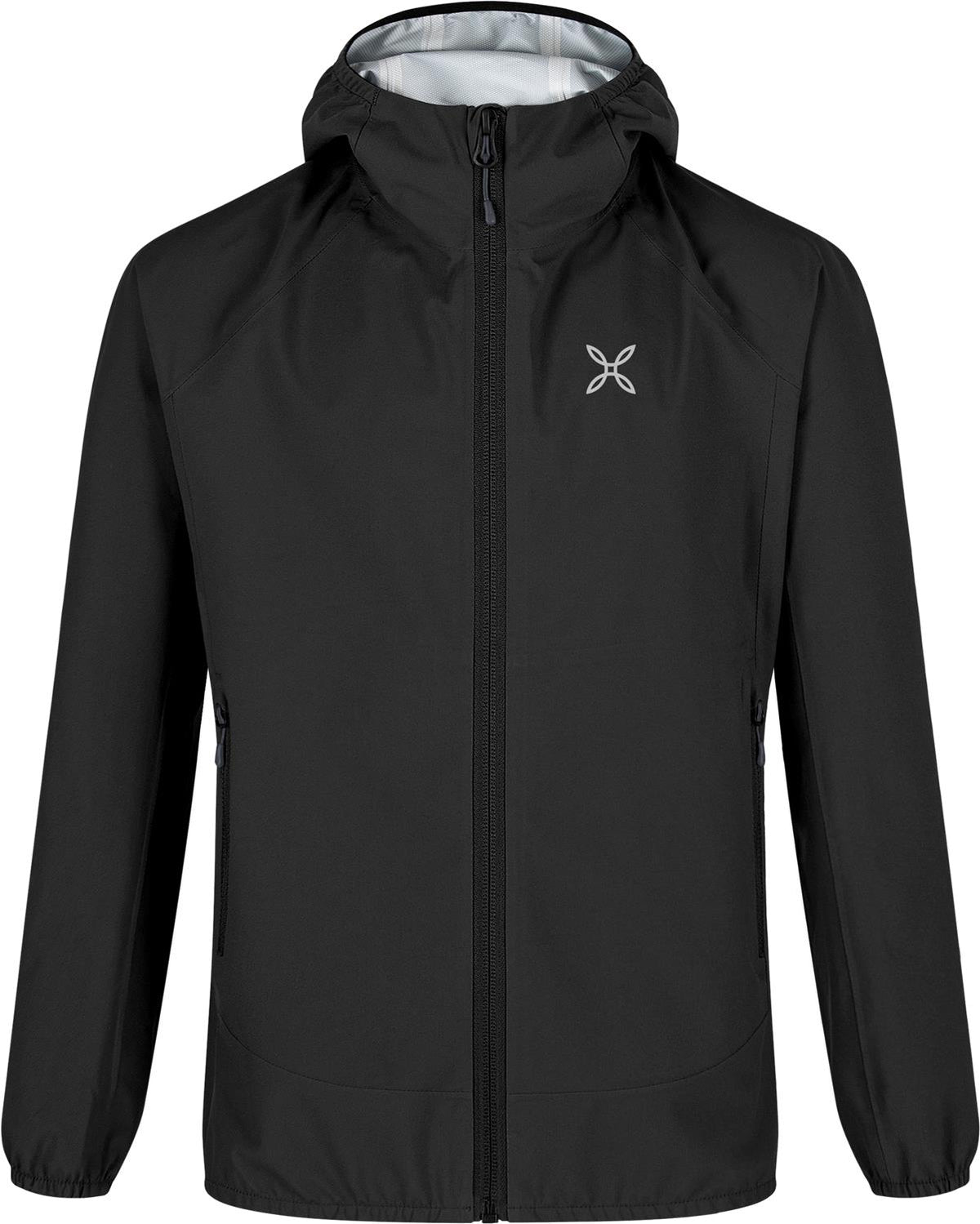 Montura - NORDIK HOODED JACKET KIDS — BLACK — Vista frontale 1