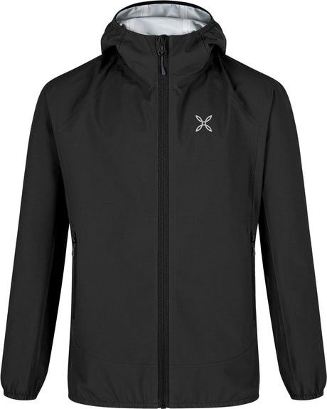 Montura - NORDIK HOODED JACKET KIDS — BLACK — Vista frontale 1