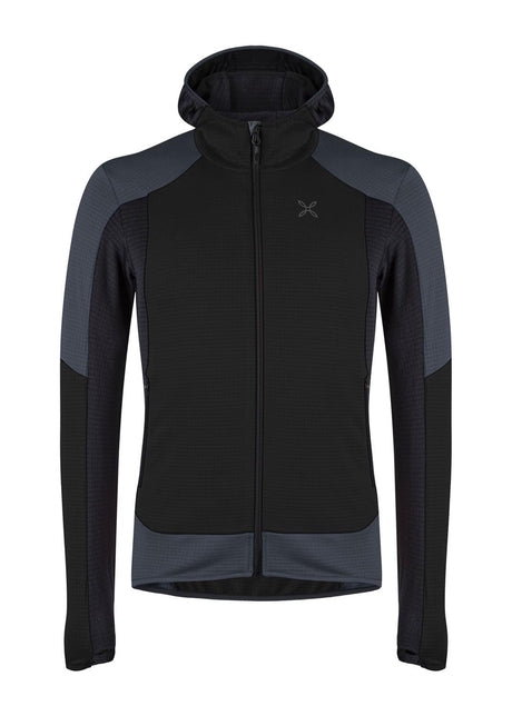 Montura - STRETCH COLOR 2 MAGLIA — BLACK/PIOMBO — Vista frontale 1