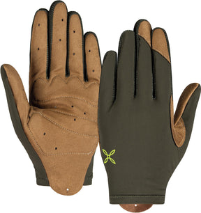 Montura - RANDO CYCLING FULLFINGER GLOVE — VERDE SALVIA/CAMEL — Vista frontale 1