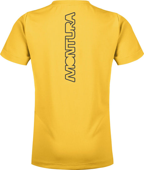 Montura - DELTAPEAK T-SHIRT KIDS — MUSTARD — Vista posteriore 2