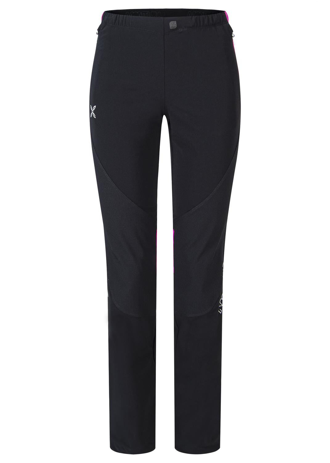 Montura - ROCKY PANTS WOMAN — NERO/INTENSE VIOLET — Vista frontale 1