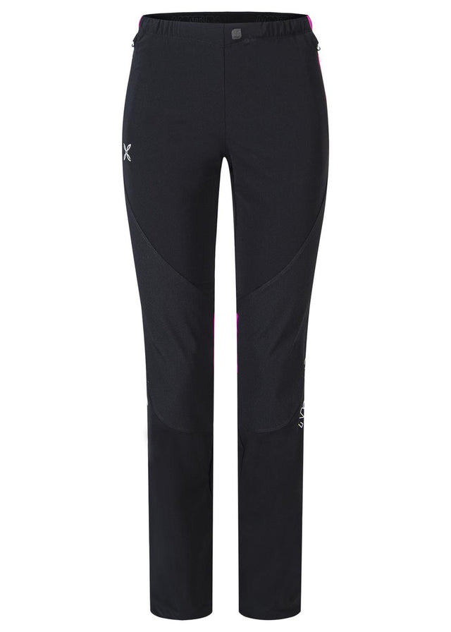 Montura - ROCKY PANTS WOMAN — NERO/INTENSE VIOLET — Vista frontale 1