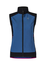 Montura - WIND REVOLUTION VEST WOMAN — DEEP BLUE/INTENSE VIOLET — Vista frontale 1