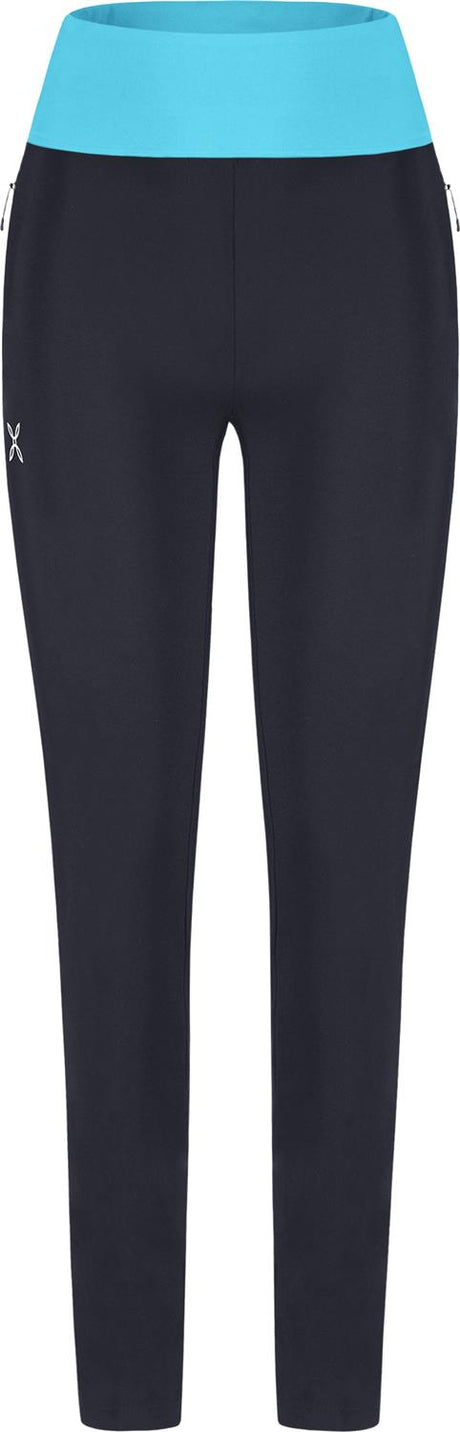 Montura - ANDROMEDA 2 PANTS WOMAN — BLACK/TURQUOISE — Vista frontale 1