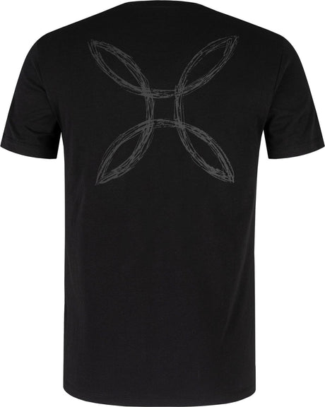 Montura - PENCIL LOGO T-SHIRT — BLACK — Vista posteriore 2