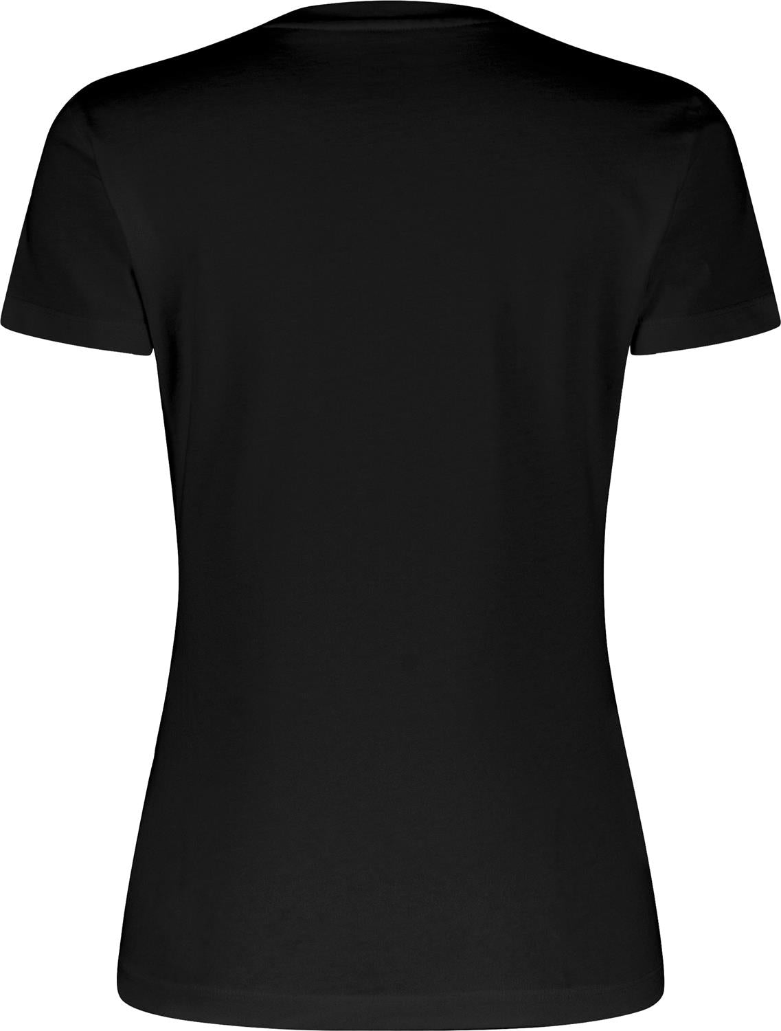 Montura - BASIC LOGO T-SHIRT WOMAN — BLACK — Vista posteriore 2