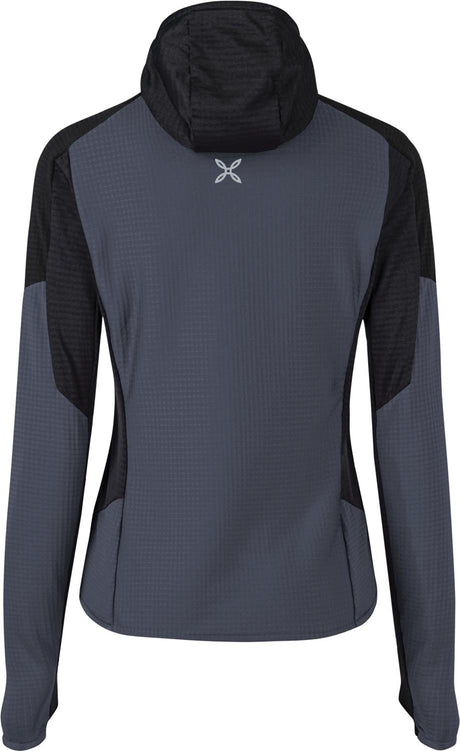 Montura - STRETCH COLOR 2 MAGLIA WOMAN — GRAPHITE BLUE — Vista posteriore 3