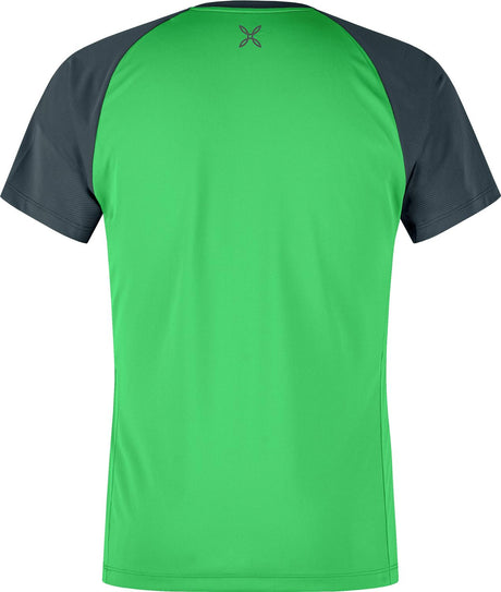 Montura - OUTDOOR 3 T-SHIRT — VIBE GREEN/PIOMBO — Vista posteriore 2