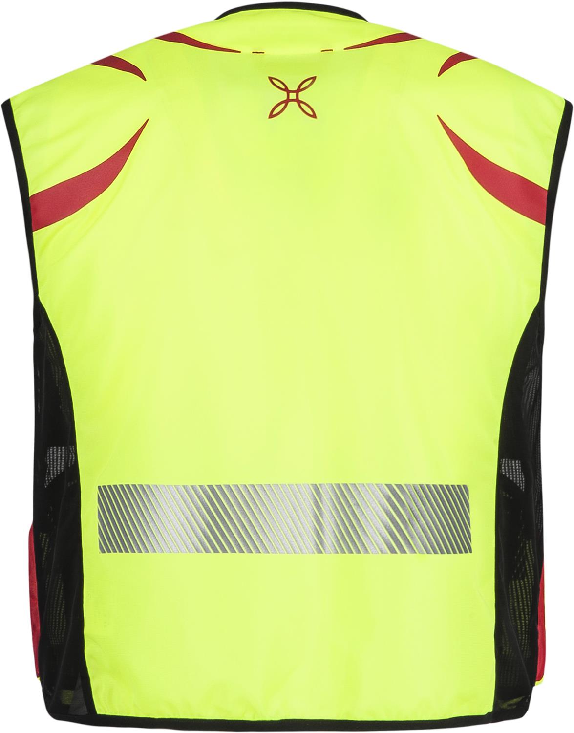 Montura - OPERATOR BASIC 2.0 VEST — GIALLO FLUO/ROSSO — Vista posteriore 3