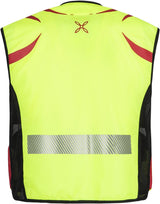 Montura - OPERATOR BASIC 2.0 VEST — GIALLO FLUO/ROSSO — Vista posteriore 3