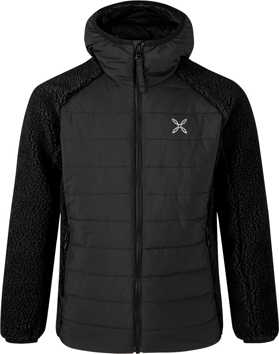 Montura - SHERPA HYBRID JACKET KIDS — BLACK — Vista frontale 1