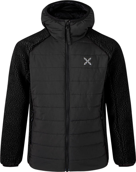 Montura - SHERPA HYBRID JACKET KIDS — BLACK — Vista frontale 1