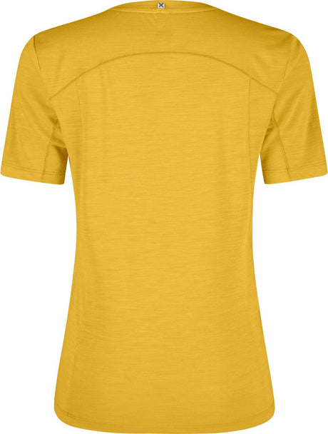 Montura - MERINO MIX T-SHIRT WOMAN — MUSTARD — Vista posteriore 2