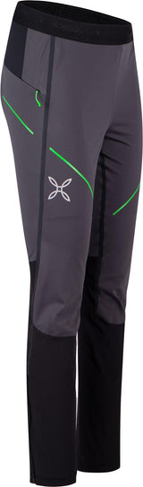 Montura - RITMO PTC AIR CORE PANTS — ANTRACITE/VIBE GREEN — Immagine 2