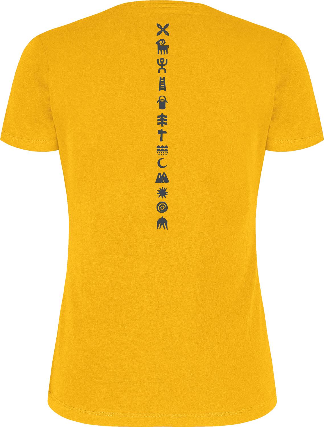 Montura - ROCK PAINTING T-SHIRT WOMAN — MUSTARD — Vista posteriore 2