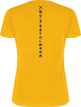 Montura - ROCK PAINTING T-SHIRT WOMAN — MUSTARD — Vista posteriore 2