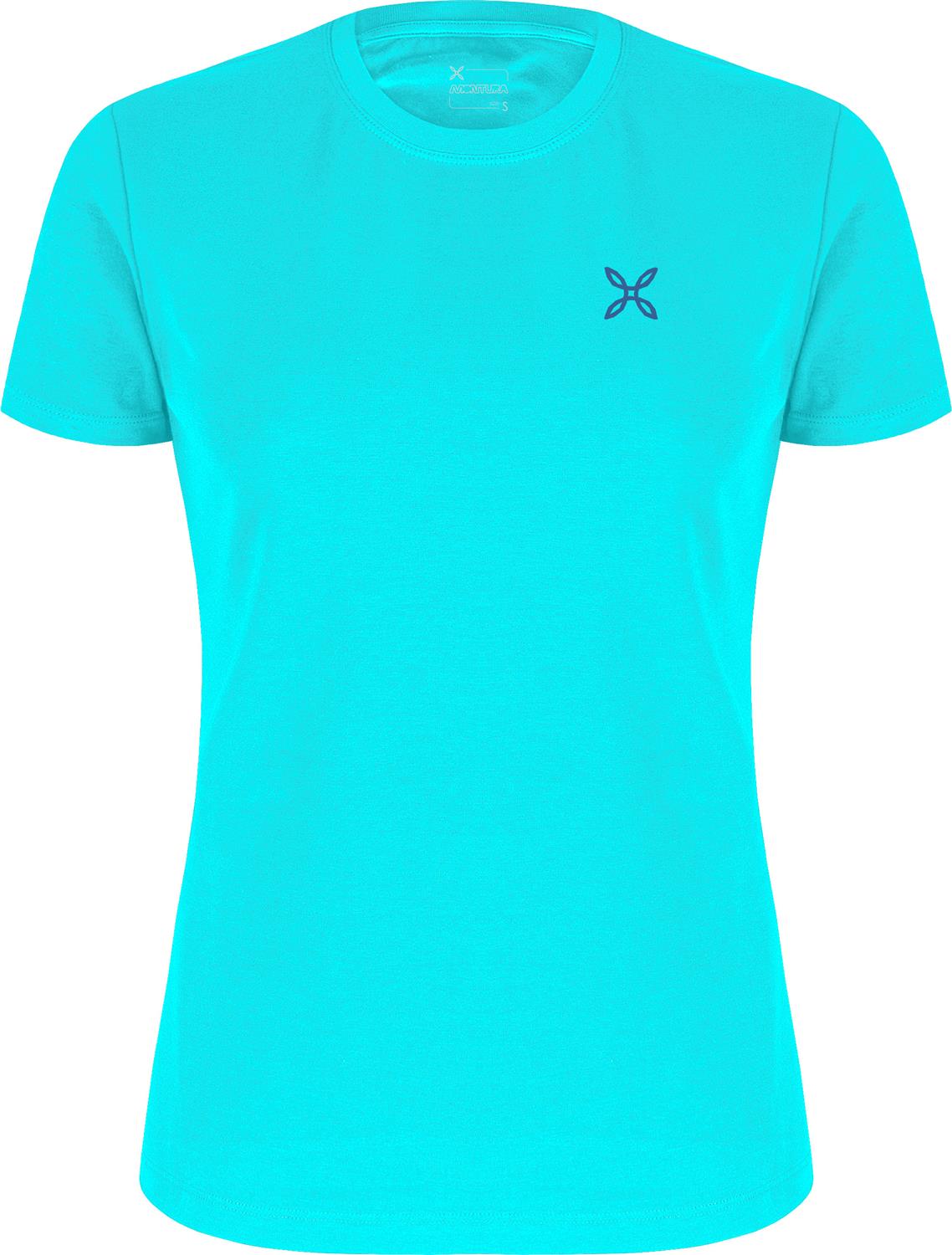 Montura - LIMESTONE T-SHIRT WOMAN — TURQUOISE — Vista frontale 1