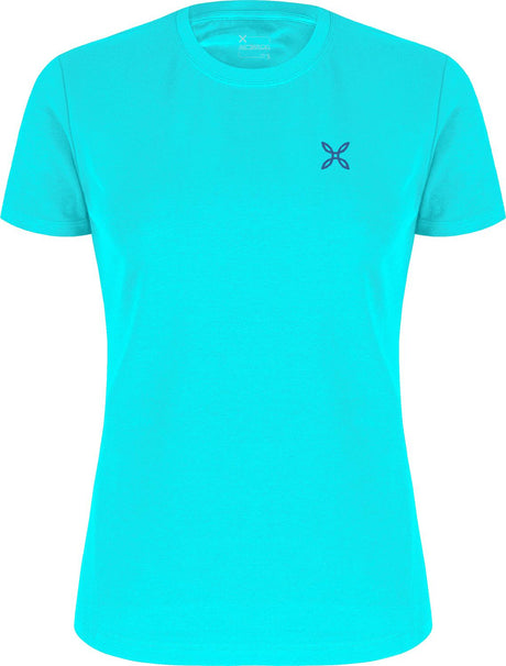 Montura - LIMESTONE T-SHIRT WOMAN — TURQUOISE — Vista frontale 1