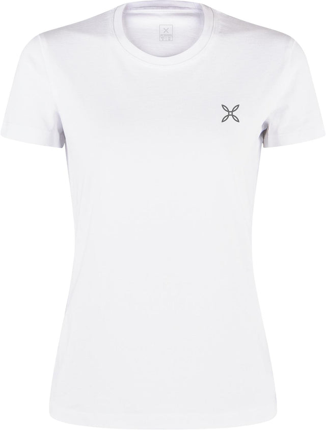 Montura - BASIC LOGO T-SHIRT WOMAN — WHITE — Vista frontale 1