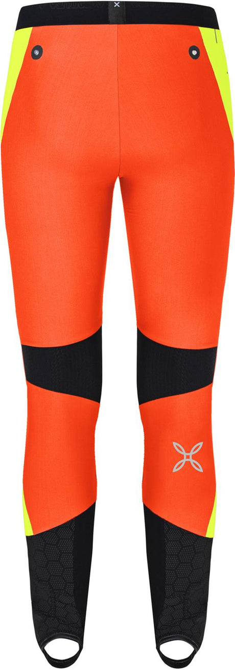 Montura - SLICK 2 PANTS — ORANGE/VERDE LIME — Vista posteriore 3