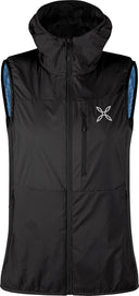 Montura - TRACCIA OCTA HOODED VEST WOMAN — BLACK — Vista frontale 1