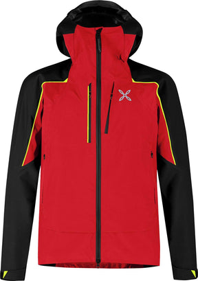 Montura - VERTIGO GTX PRO JACKET — ROSSO/GIALLO FLUO — Vista frontale 1