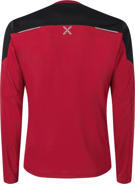 Montura - HIGH MAGLIA — ROSSO/BLACK — Vista posteriore 2