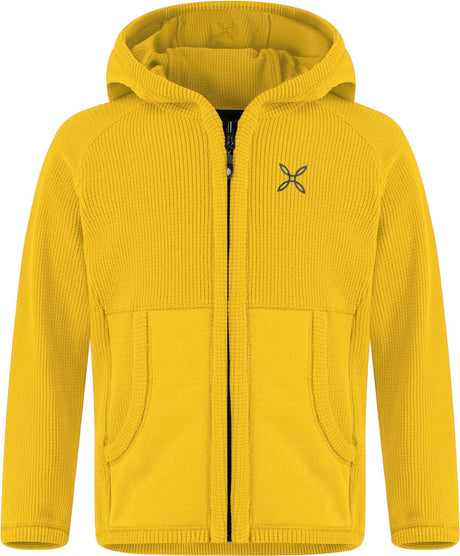 Montura - STRETCH HOODY JACKET BABY — MUSTARD — Vista frontale 1