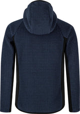 Montura - BLOCKY HOODED MAGLIA KIDS — BLU POLVERE — Vista posteriore 3