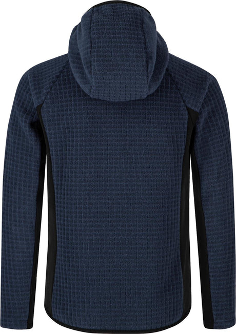 Montura - BLOCKY HOODED MAGLIA KIDS — BLU POLVERE — Vista posteriore 3