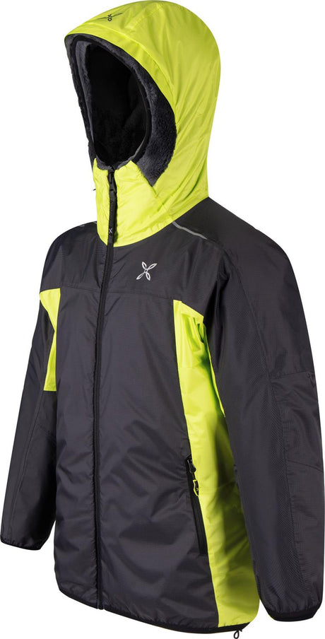 Montura - NEVIS 2 JACKET KIDS — ANTRACITE/VERDE LIME — Immagine 2
