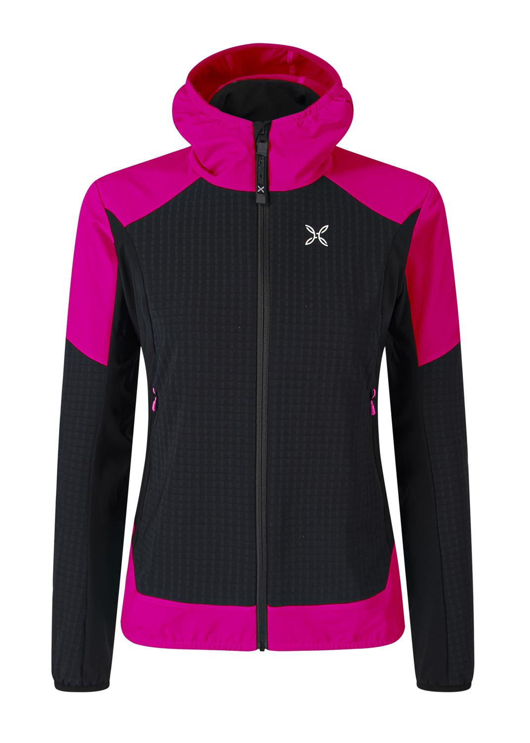 Montura - WIND REVOLUTION HOODY JACKET W — INTENSE VIOLET/NERO — Vista frontale 1