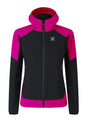 Montura - WIND REVOLUTION HOODY JACKET W — INTENSE VIOLET/NERO — Vista frontale 1