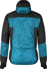 Montura - SKISKY EVO HOODED JACKET — STEEL BLUE/SUNNY LIME — Vista posteriore 3