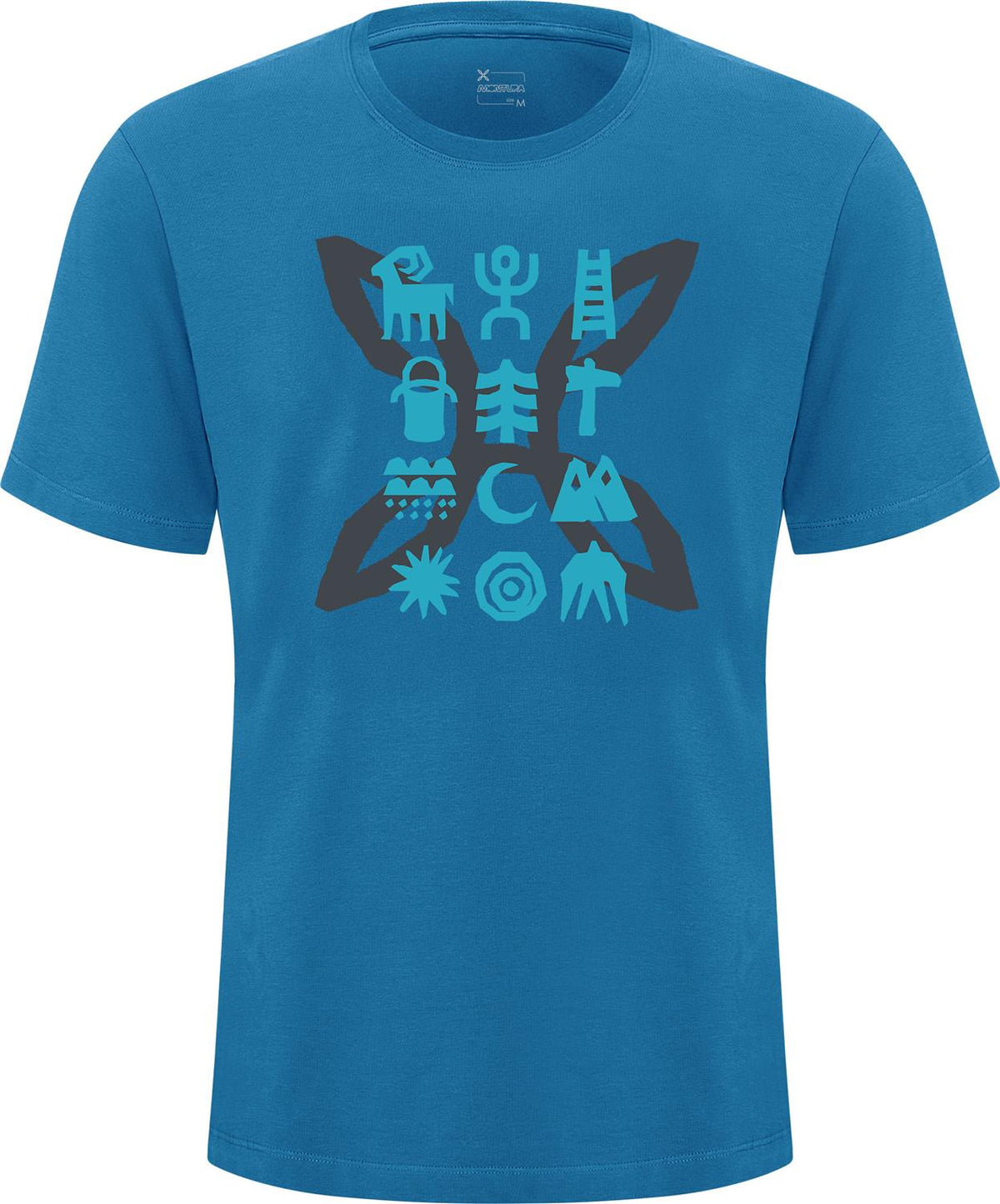 Montura - ROCK PAINTING T-SHIRT — B.BLUE — Vista frontale 1