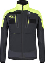 Montura - BRAVE 3 JACKET — BLACK/GIALLO FLUO PERS. — Vista frontale 1